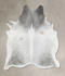 Medium Grey XX-Large Brazilian Cowhide Rug 8'10