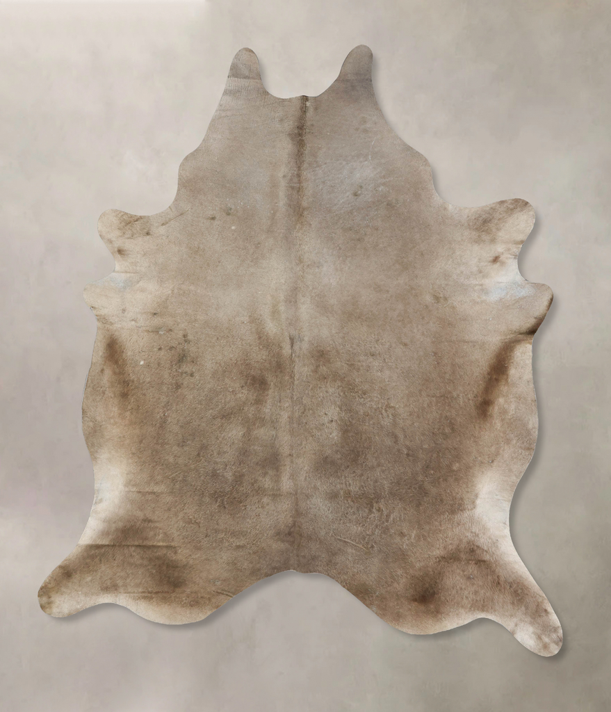 Taupe XX-Large Brazilian Cowhide Rug 8'9"H x 7'0"W #B17283 by Hudson Hides