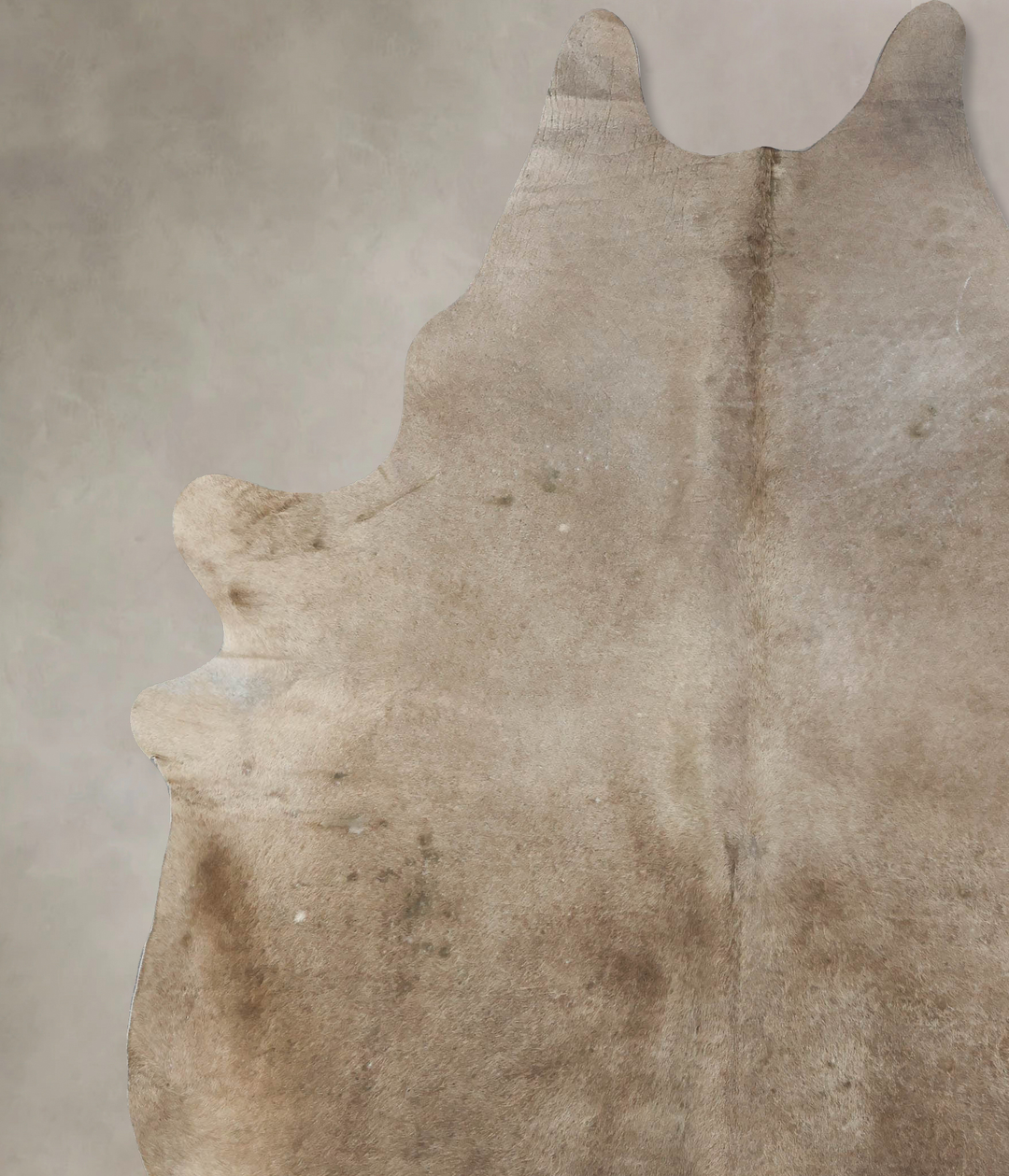 Taupe XX-Large Brazilian Cowhide Rug 8'9"H x 7'0"W #B17283 by Hudson H