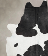 Black and White XX-Large Brazilian Cowhide Rug 8'6"H x 6'10"W #B17284 by Hudson Hides