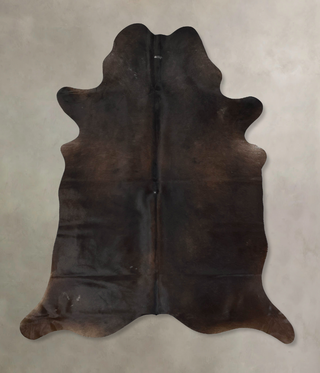 Chocolate X-Large Brazilian Cowhide Rug 7'11"H x 6'2"W #B17287 by Huds