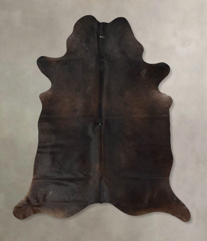 Chocolate X-Large Brazilian Cowhide Rug 7'11"H x 6'2"W #B17287 by Hudson Hides