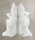 Medium Grey X-Large Brazilian Cowhide Rug 7'8"H x 6'5"W #B17294 by Hudson Hides