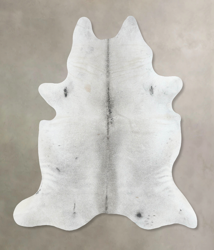 Medium Grey X-Large Brazilian Cowhide Rug 7'8"H x 6'5"W #B17294 by Hudson Hides