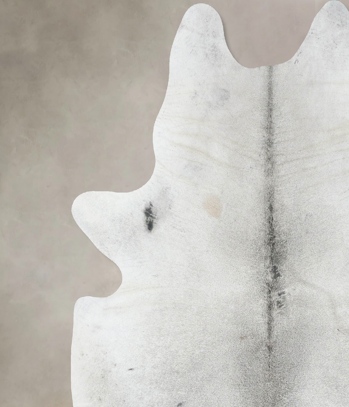 Medium Grey X-Large Brazilian Cowhide Rug 7'8"H x 6'5"W #B17294 by Hudson Hides