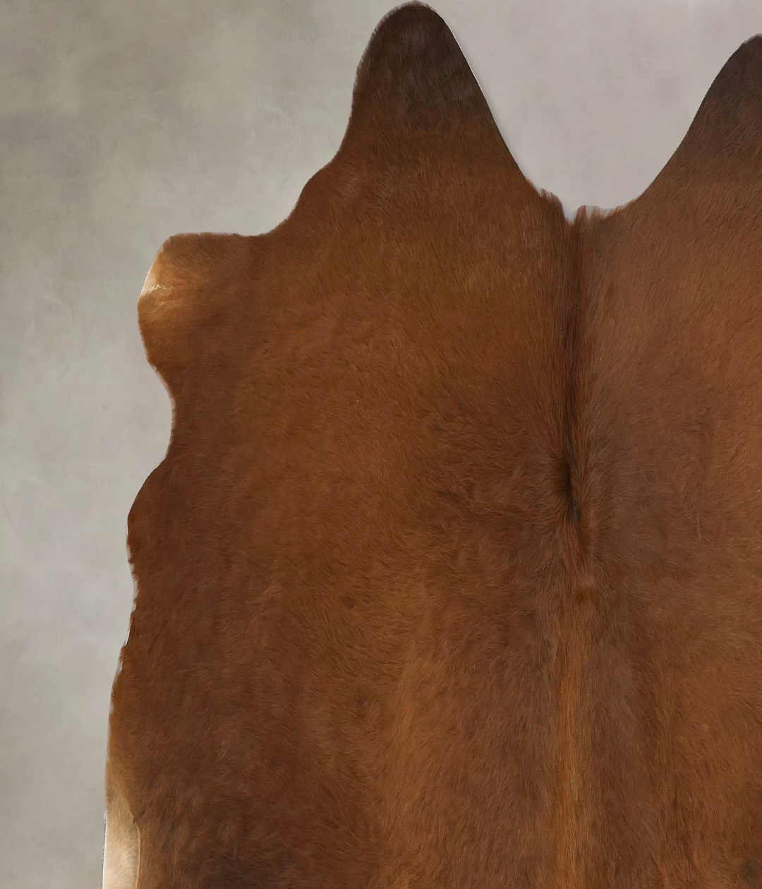 Warm Caramel X-Large Brazilian Cowhide Rug 6'1"H x 6'10"W #B17299 by H