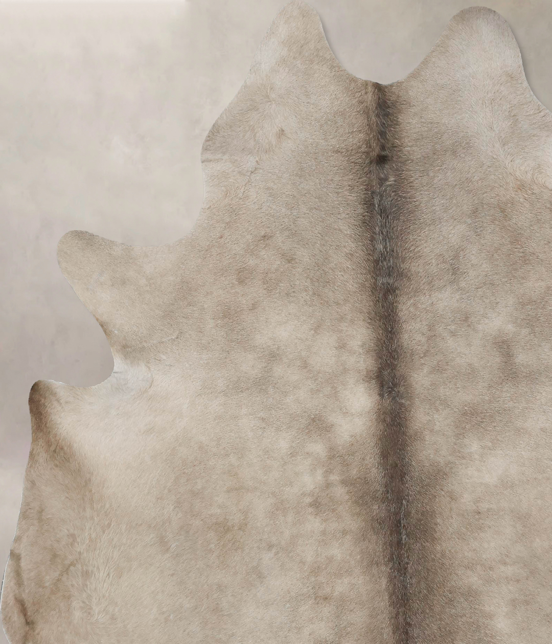 Taupe X-Large Brazilian Cowhide Rug 7'4"H x 6'3"W #B17300 by Hudson Hi