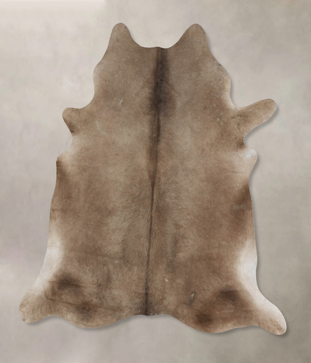 Taupe X-Large Brazilian Cowhide Rug 7'2"H x 6'7"W #B17303 by Hudson Hi