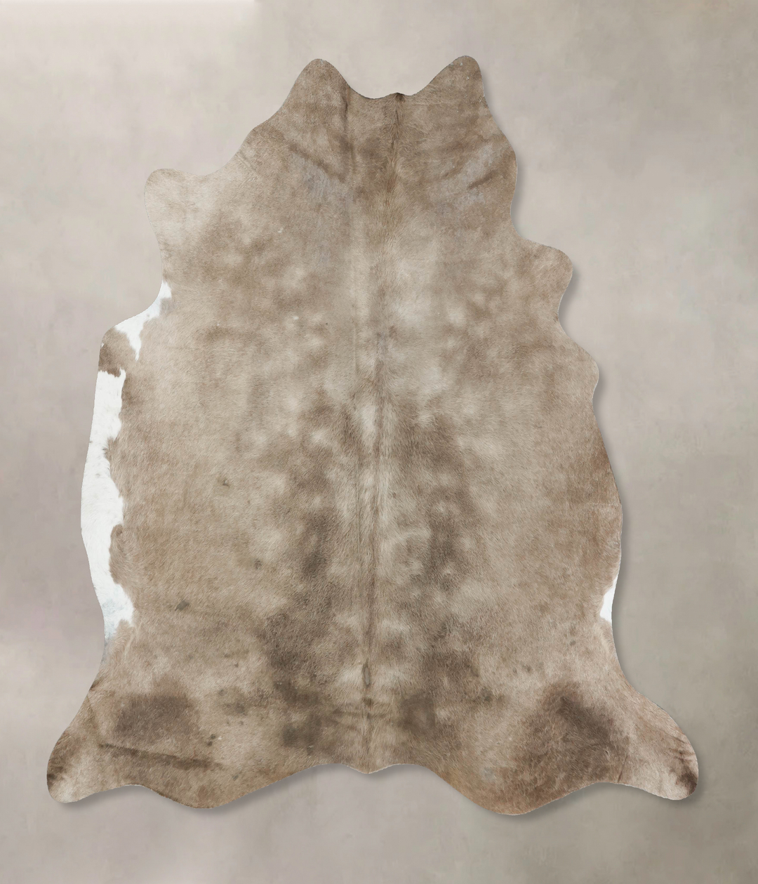 Taupe X-Large Brazilian Cowhide Rug 6'9"H x 6'6"W #B17304 by Hudson Hi