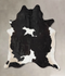 Black and White XX-Large Brazilian Cowhide Rug 8'3
