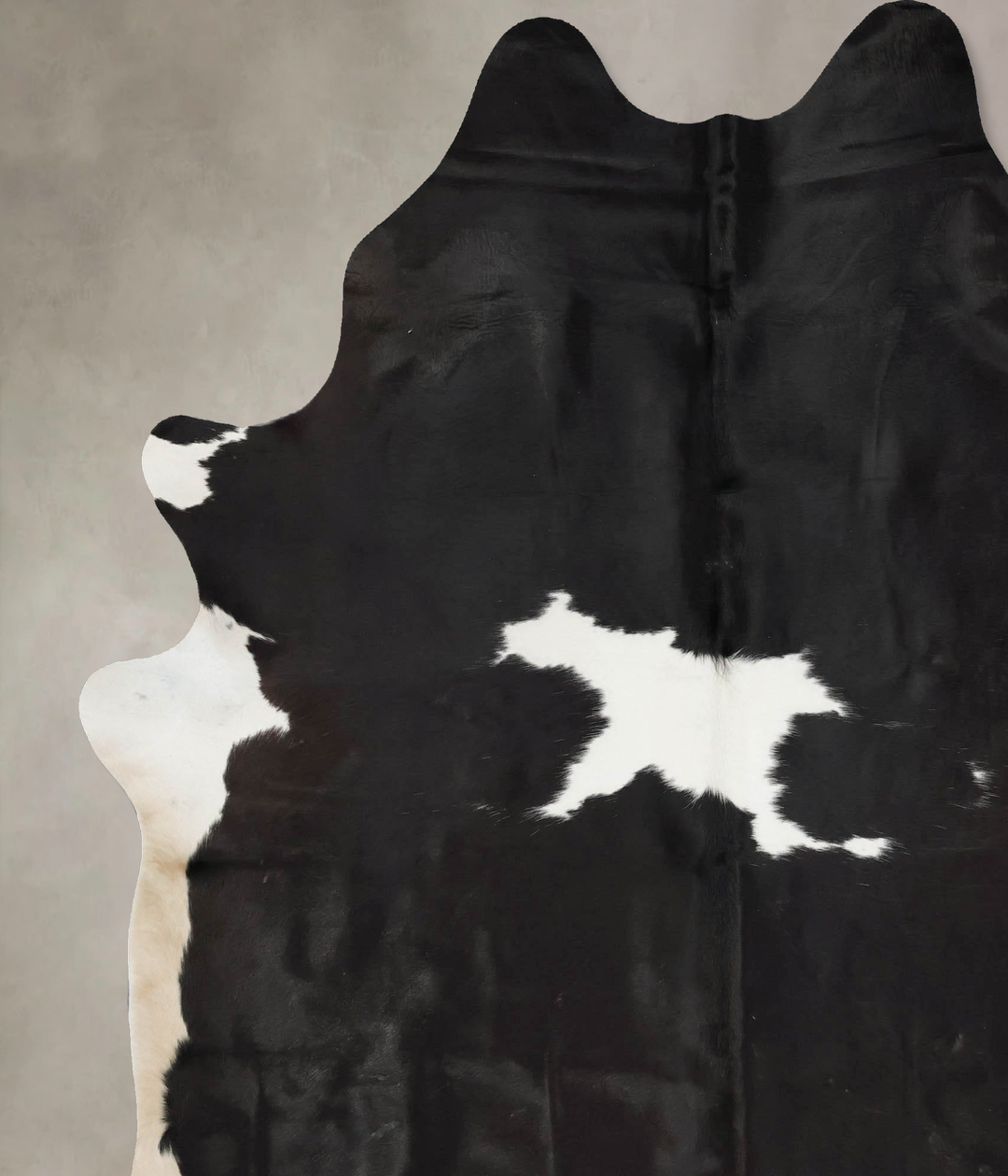 Black and White XX-Large Brazilian Cowhide Rug 8'3"H x 6'8"W #B17325 b