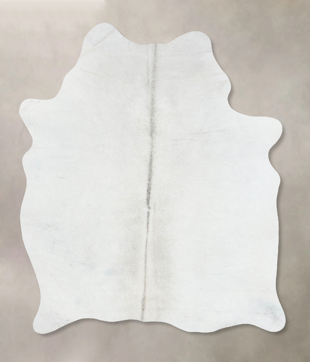 Light Grey Large Brazilian Cowhide Rug 7'1"H x 4'11"W #B17334 by Hudso