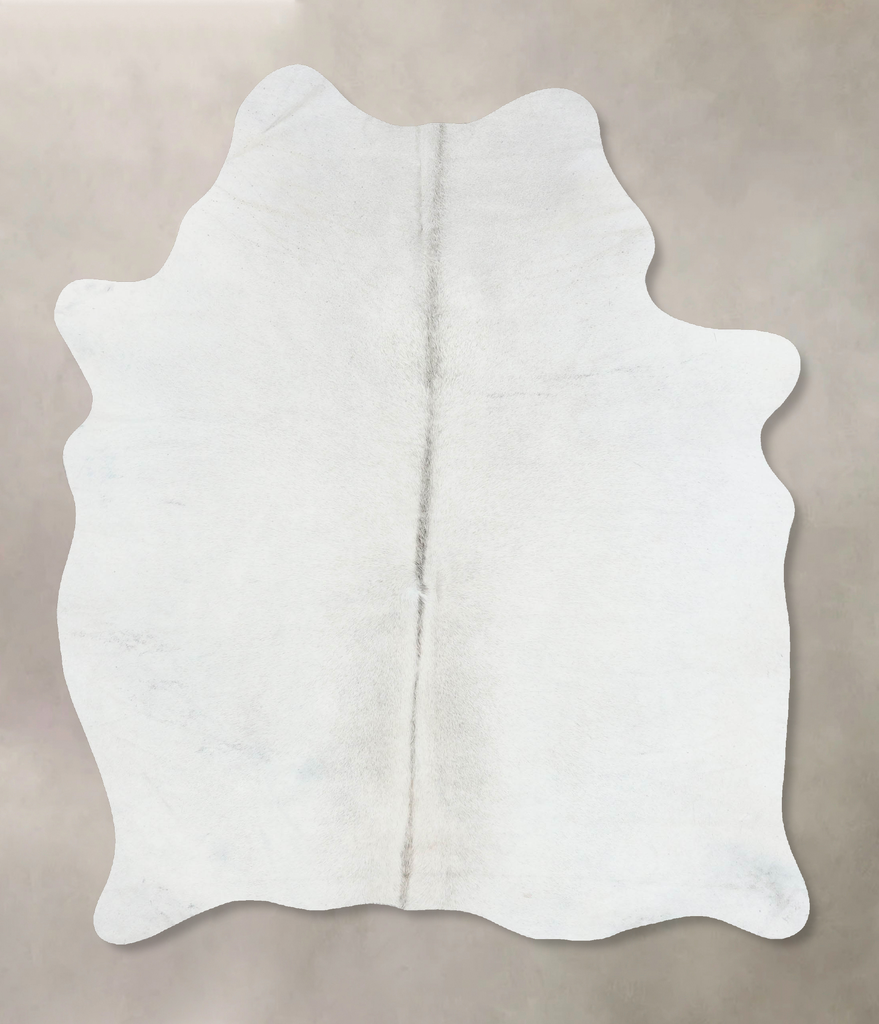 Light Grey Large Brazilian Cowhide Rug 7'1"H x 4'11"W #B17334 by Hudson Hides