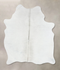 Light Grey Large Brazilian Cowhide Rug 7'1