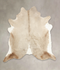 Grey With White XX-Large Brazilian Cowhide Rug 8'3