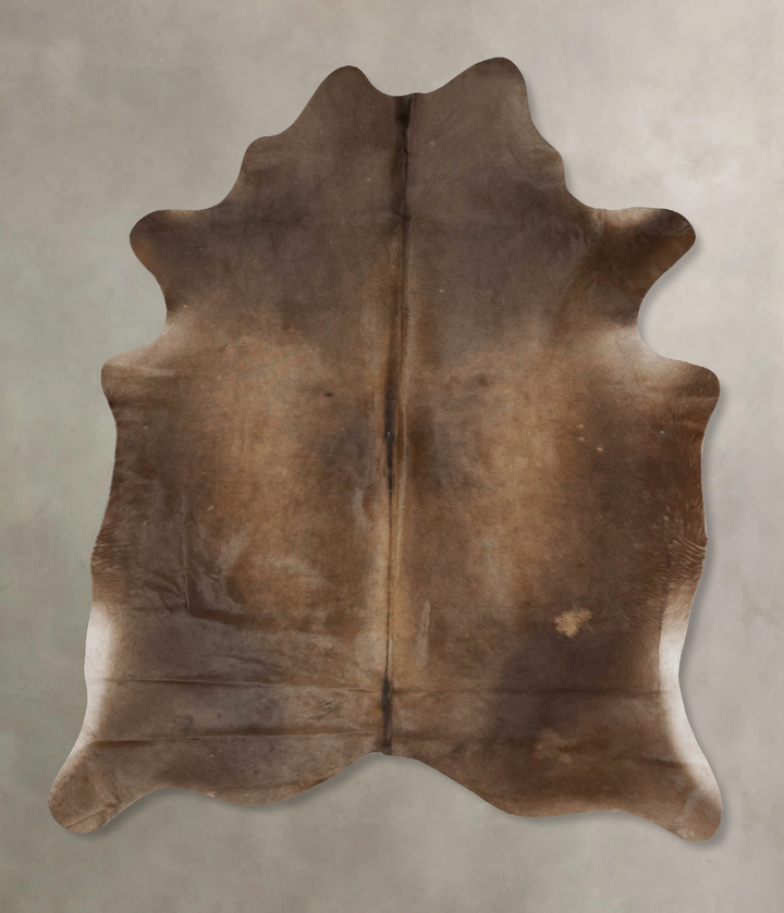 Chocolate X-Large Brazilian Cowhide Rug 7'4"H x 6'1"W #B17365 by Hudson Hides