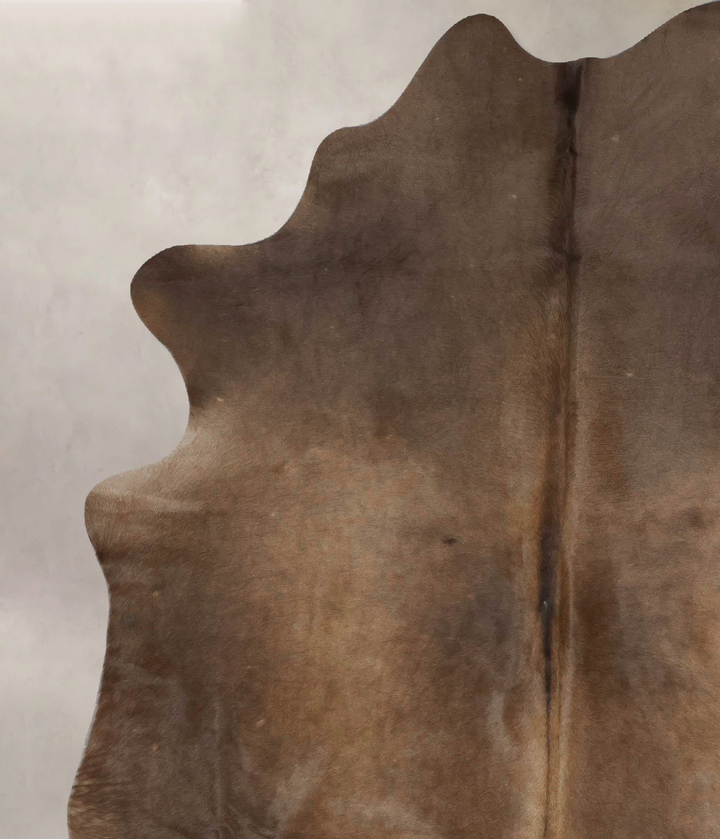 Chocolate X-Large Brazilian Cowhide Rug 7'4"H x 6'1"W #B17365 by Hudson Hides