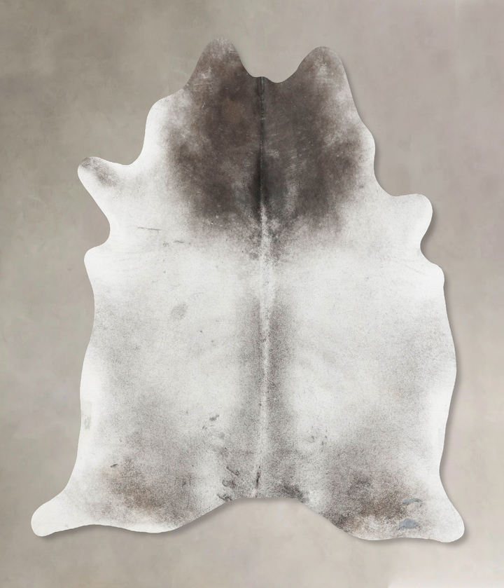 Medium Grey X-Large Brazilian Cowhide Rug 7'5"H x 6'5"W #B17366 by Hudson Hides