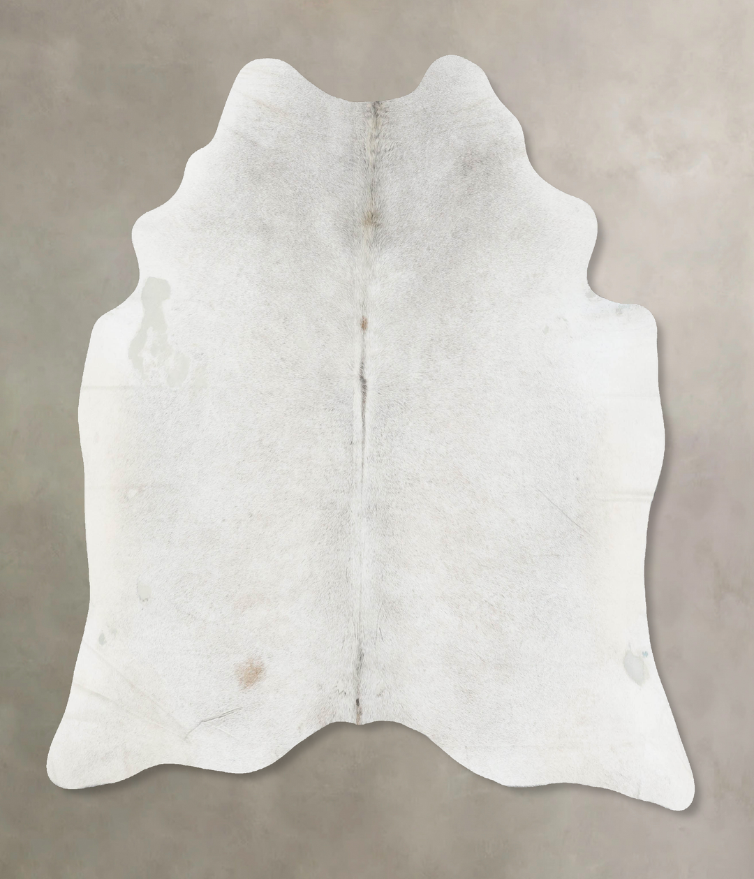 Medium Grey Large Brazilian Cowhide Rug 6'7"H x 5'11"W #B17371 by Huds