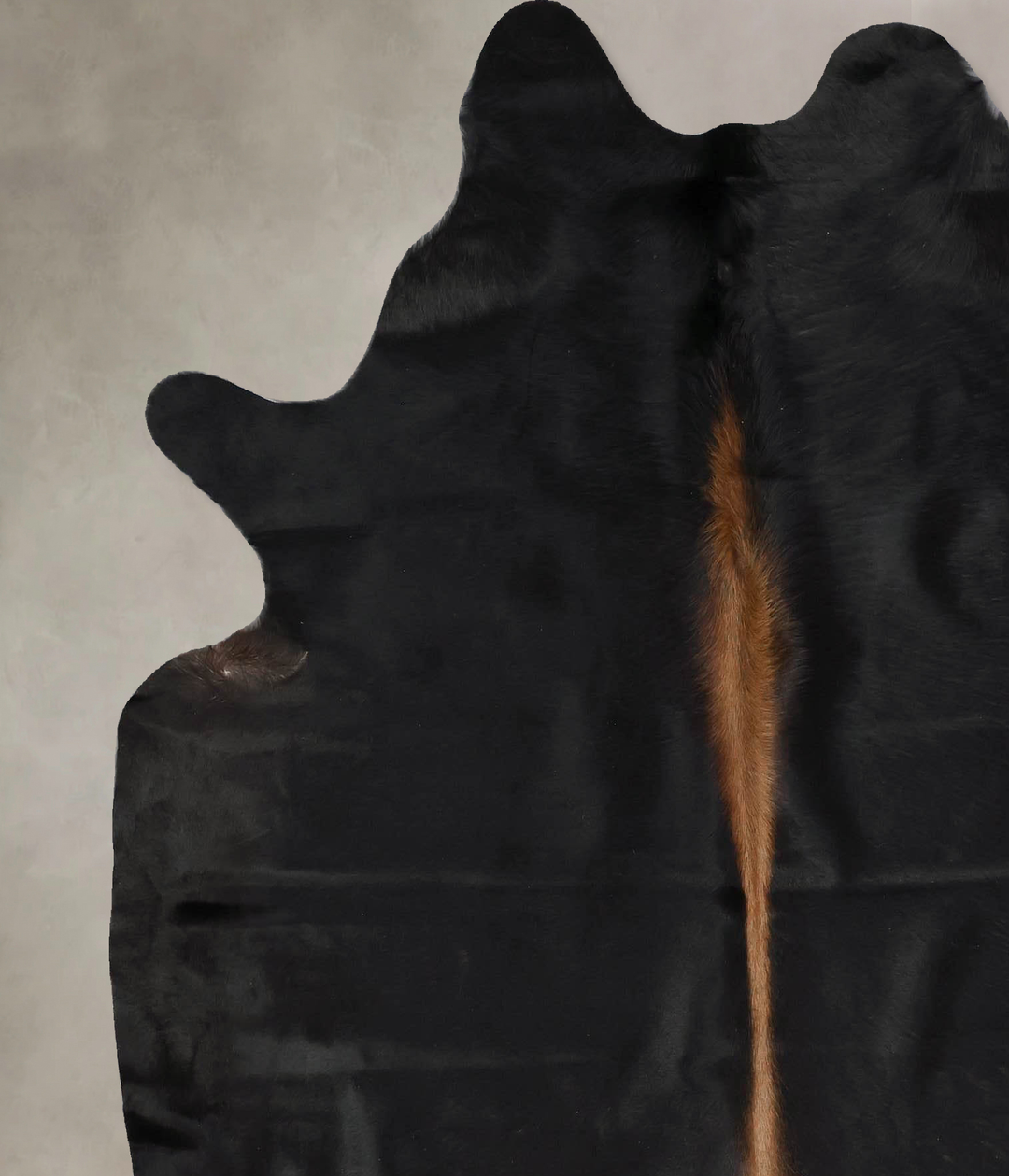 Chocolate X-Large Brazilian Cowhide Rug 6'10"H x 5'11"W #B17374 by Hud