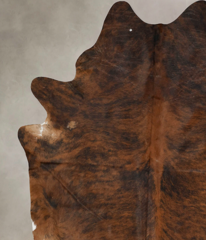 Dark Brindle XX-Large Brazilian Cowhide Rug 8'9"H x 7'4"W #B17391 by Hudson Hides