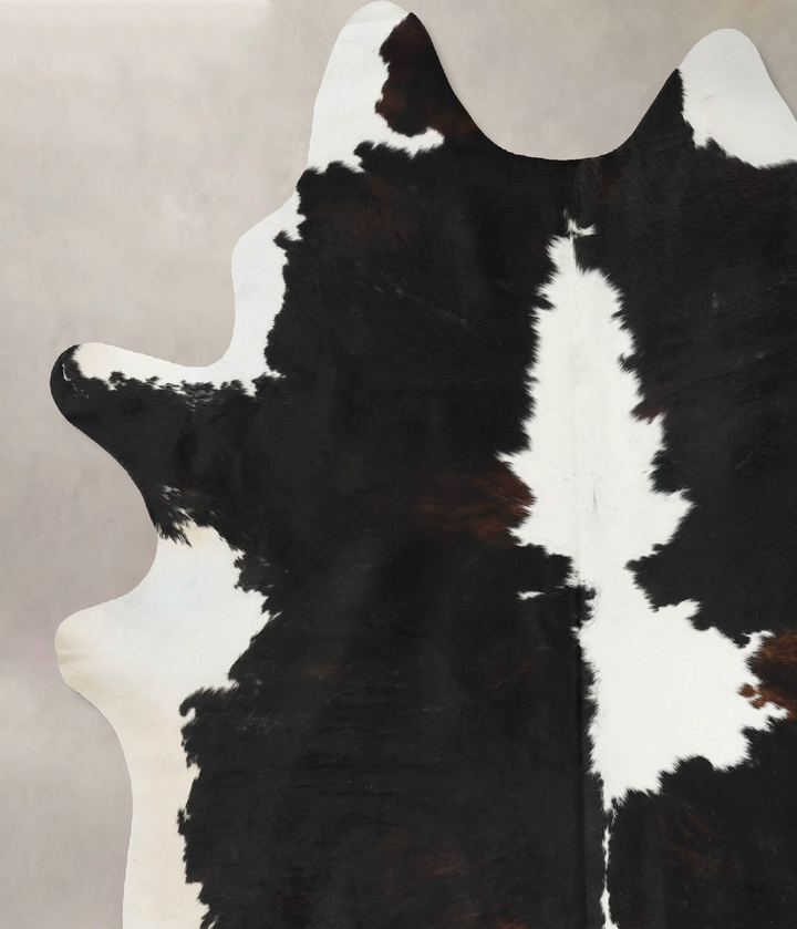 Tricolor XX-Large Brazilian Cowhide Rug 8'0"H x 6'6"W #B17393 by Hudson Hides