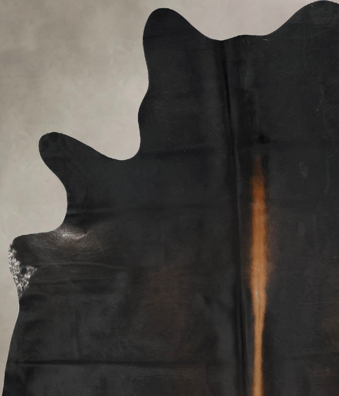 Chocolate Large Brazilian Cowhide Rug 6'9"H x 5'5"W #B17398 by Hudson 
