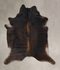 Chocolate X-Large Brazilian Cowhide Rug 7'5