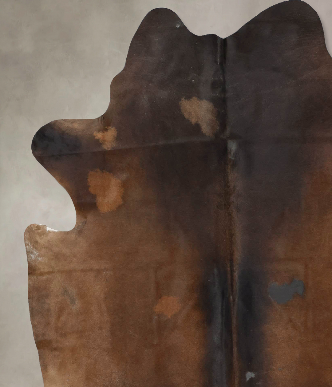Chocolate X-Large Brazilian Cowhide Rug 7'4"H x 6'5"W #B17400 by Hudso