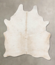 Ivory with Beige XX-Large Brazilian Cowhide Rug 8'7"H x 6'4"W #B17408 by Hudson Hides