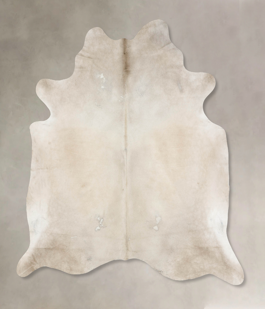 Taupe XX-Large Brazilian Cowhide Rug 7'10"H x 6'11"W #B17413 by Hudson Hides