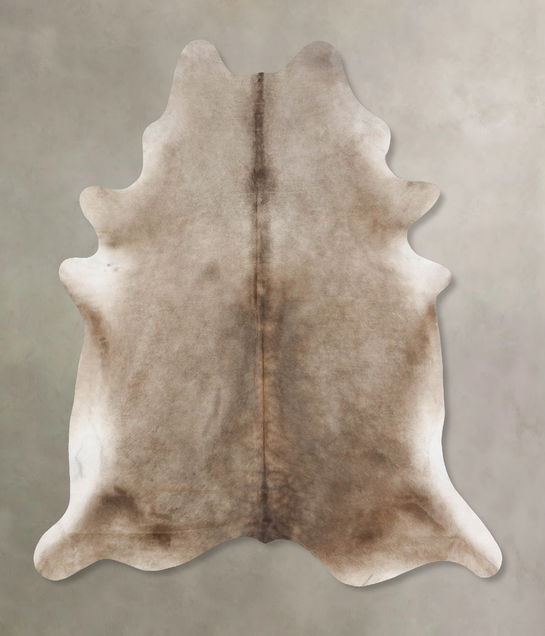 Taupe X-Large Brazilian Cowhide Rug 7'9"H x 6'3"W #B17418 by Hudson Hi