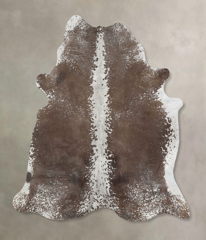 Taupe X-Large Brazilian Cowhide Rug 7'0"H x 6'3"W #B17431 by Hudson Hides