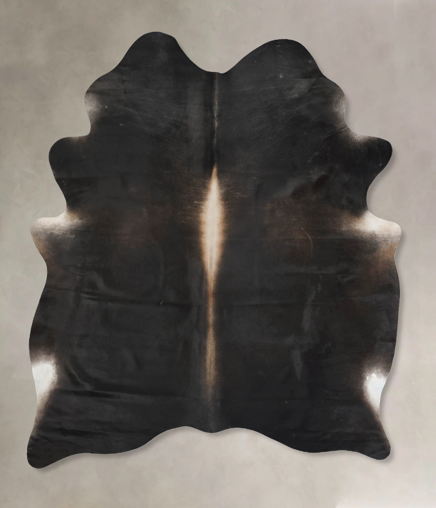 Chocolate X-Large Brazilian Cowhide Rug 7'9"H x 5'11"W #B17442 by Hudson Hides