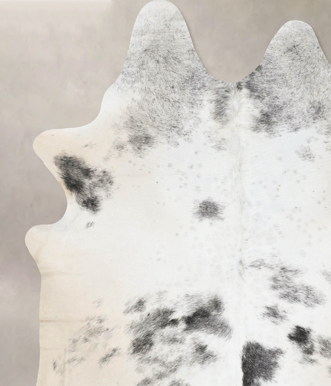 Salt and Pepper Black XX-Large Brazilian Cowhide Rug 8'3"H x 6'5"W #B1