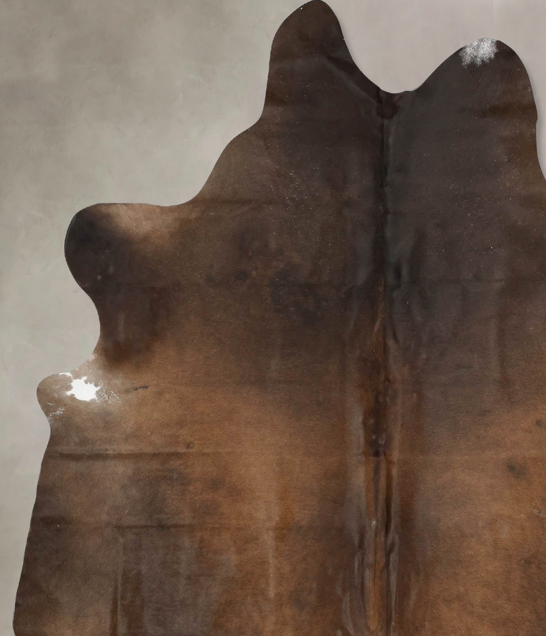 Chocolate XX-Large Brazilian Cowhide Rug 8'4"H x 6'10"W #B17444 by Hud