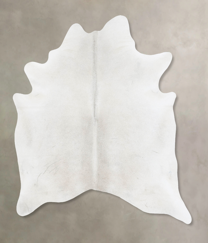 Light Grey X-Large Brazilian Cowhide Rug 7'10"H x 6'4"W #B17459 by Hudson Hides