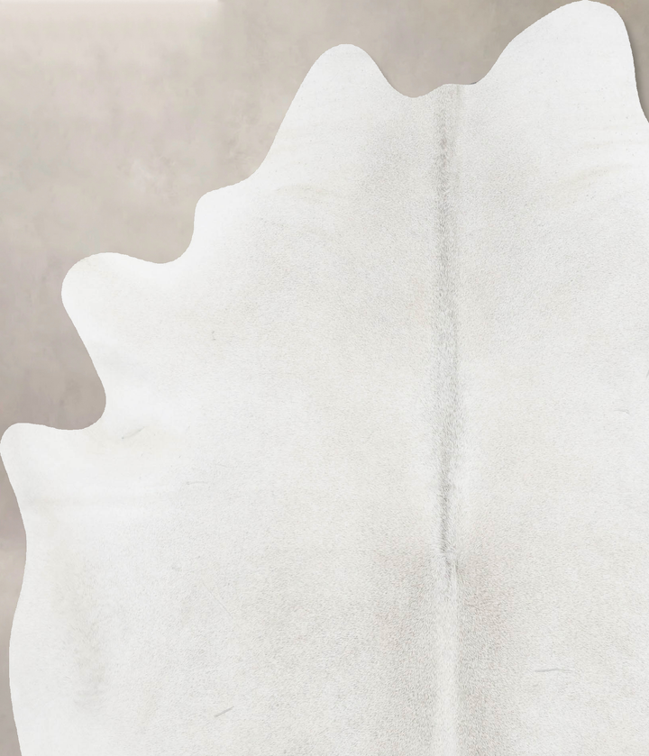 Light Grey X-Large Brazilian Cowhide Rug 7'10"H x 6'4"W #B17459 by Hudson Hides