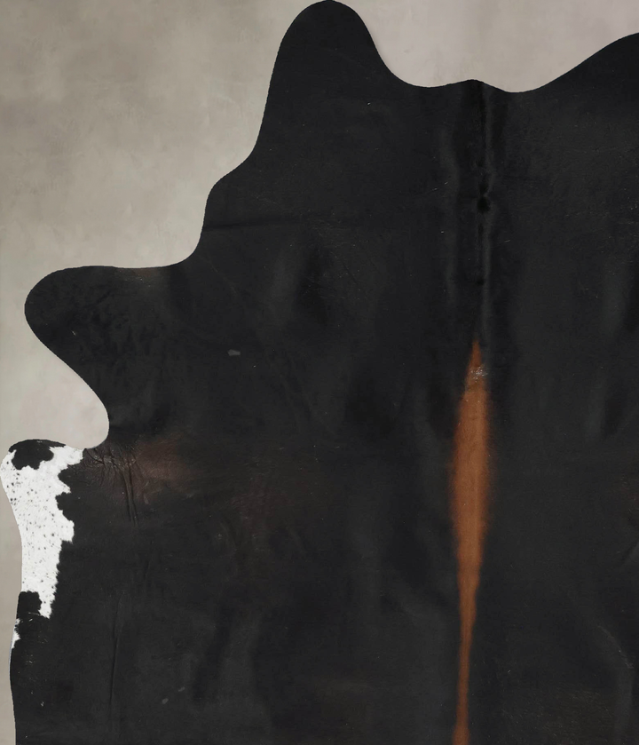 Chocolate X-Large Brazilian Cowhide Rug 8'1"H x 6'2"W #B17460 by Hudson Hides