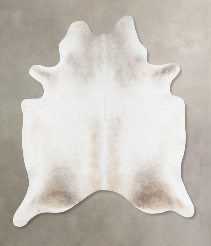 Grey with Beige XX-Large Brazilian Cowhide Rug 7'11"H x 6'5"W #B17462 by Hudson Hides