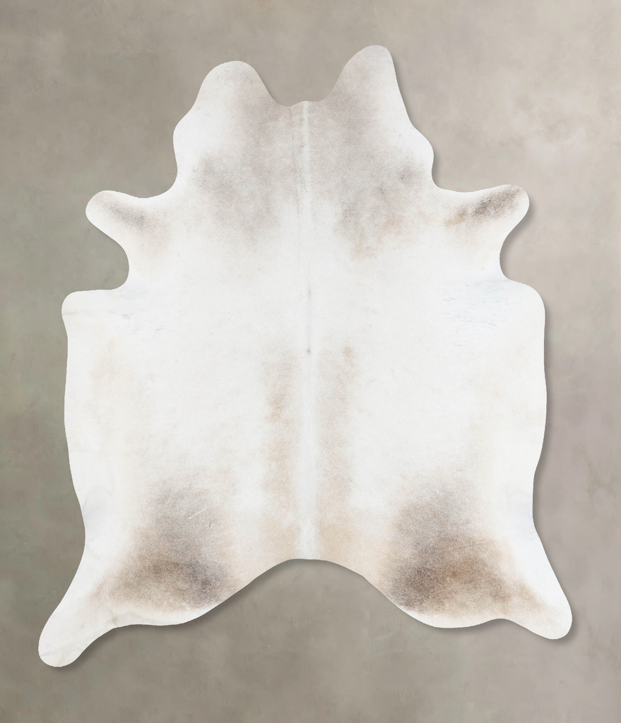 Grey with Beige XX-Large Brazilian Cowhide Rug 7'11"H x 6'5"W #B17462 by Hudson Hides