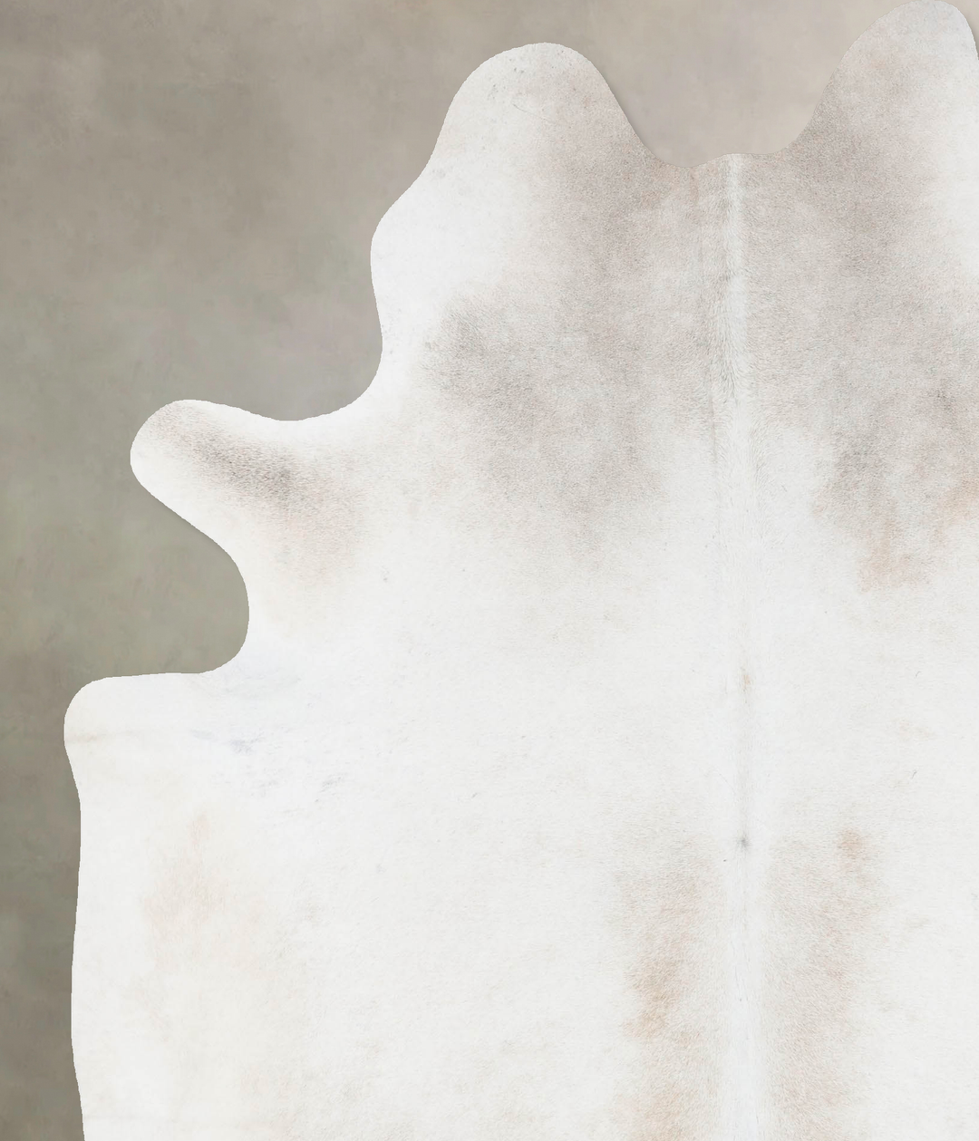 Grey with Beige XX-Large Brazilian Cowhide Rug 7'11"H x 6'5"W #B17462 