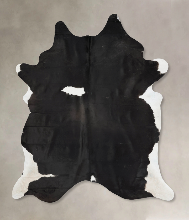 Black and White XX-Large Brazilian Cowhide Rug 9'1"H x 6'9"W #B17474 by Hudson Hides