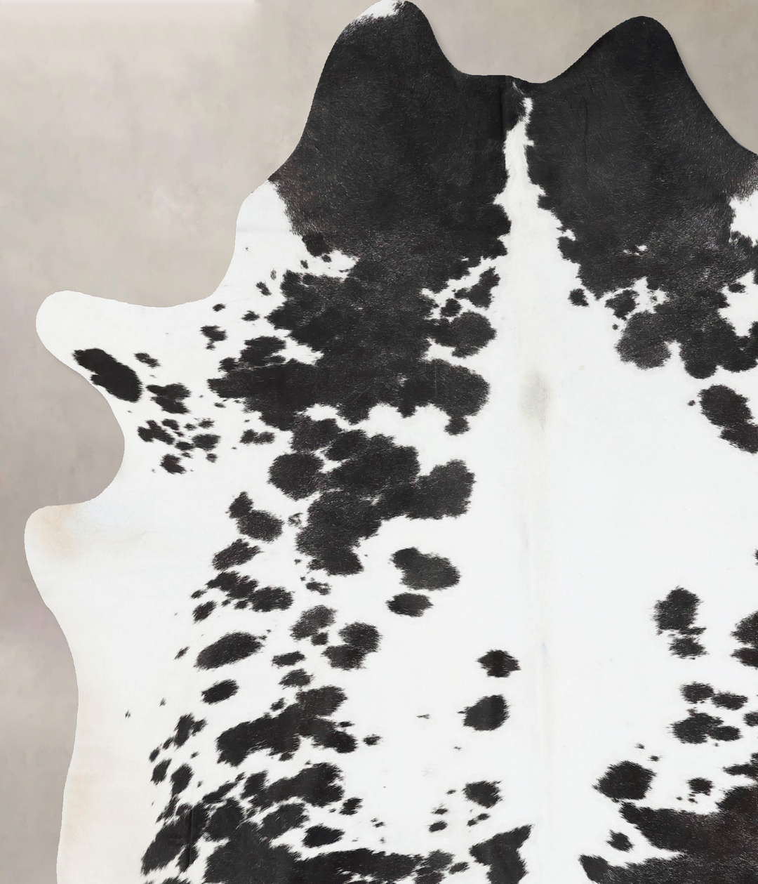 Black and White XX-Large Brazilian Cowhide Rug 8'2"H x 6'8"W #B17488 b