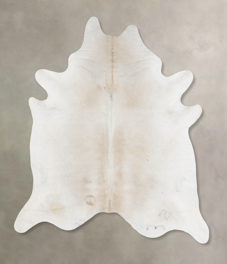 Grey with Beige XX-Large Brazilian Cowhide Rug 8'0"H x 7'1"W #B17490 by Hudson Hides