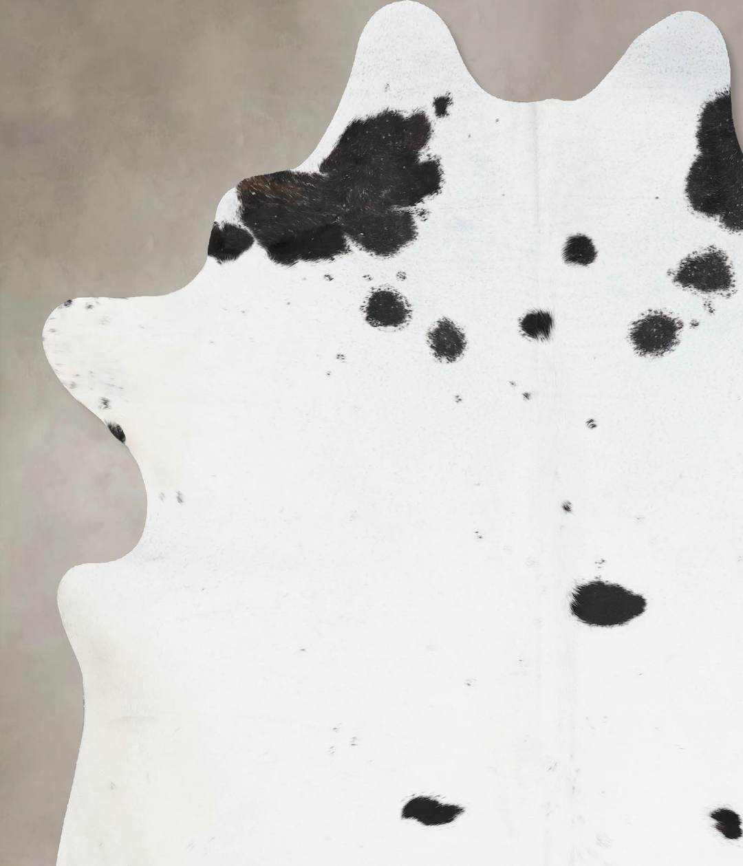 Black and White XX-Large Brazilian Cowhide Rug 8'4"H x 7'0"W #B17509 b