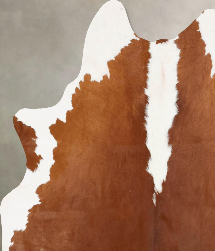 Hereford Large Brazilian Cowhide Rug 5'8"H x 5'4"W #B17531 by Hudson Hides