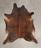 Medium Brindle X-Large Brazilian Cowhide Rug 7'10