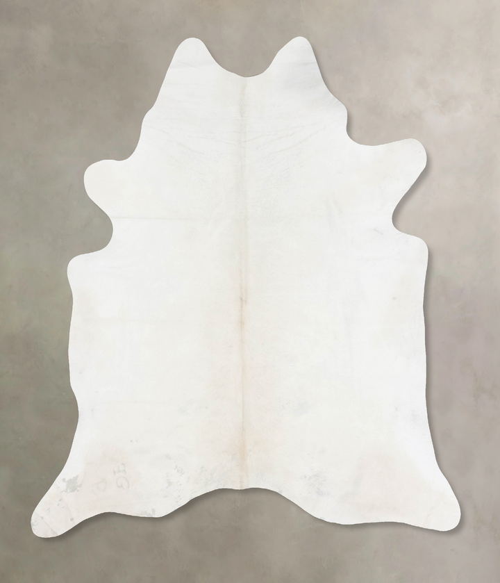 Ivory with Beige XX-Large Brazilian Cowhide Rug 8'2"H x 6'9"W #B17558 by Hudson Hides