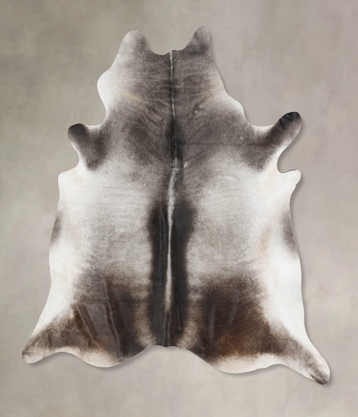 Dark Grey XX-Large Brazilian Cowhide Rug 9'0"H x 8'1"W #B17567 by Hudson Hides